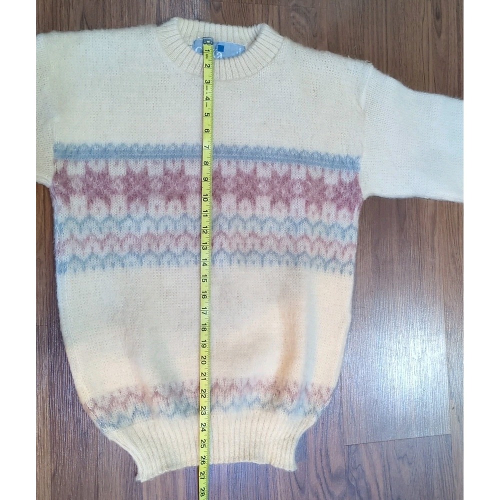Vintage 80s/90s Icelandic By GE-KA Wool Sweater Pullover Medium Made in England - Picture 12 of 12